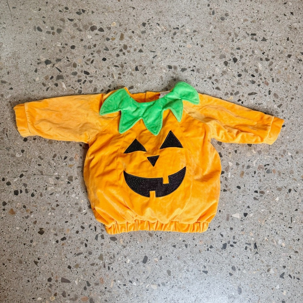 Plush Baby Pumpkin Halloween Costume